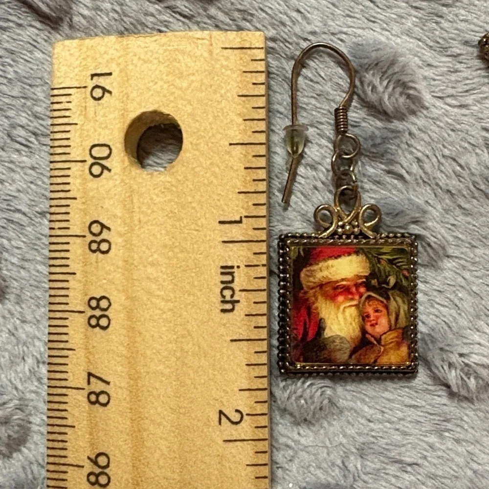 Vintage Christmas Bracelet & Earrings set - Picture 8 of 9